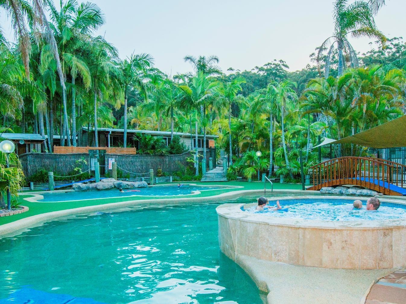 ホテル The Palms At Avoca アボカ・ビーチ エクステリア 写真